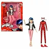 BANDAI - Miraculous Ladybug - Ankleidepuppe 26 cm mit Zwei Outfits - Ladybug - P50355