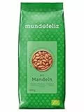 Mundo Feliz Ganze Mandeln aus Bio-Anbau, 2 x 500 g