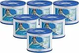 TOREAD Filter VI für Whirlpools (6er Set) | Kompatibel mit Bestway Lay-Z-Spa Miami, Vegas & Coleman SaluSpa | Ersatzkartusche 58323 / 90352E | Spa Zubehör für klares Wasser