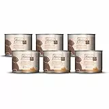 MjAMjAM - Premium Nassfutter für Katzen - purer Fleischgenuss - saftiges Hühnchen pur, 6er Pack (6 x 200 g), getreidefrei mit extra viel Fleisch