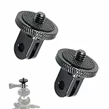 2 Stück Stativ Adapter, Stativgewinde, Stativ Zubehör, Aluminium 1/4 Zoll Adapter Kamera Halterung, Stativ 1/4 Zoll Gewinde, 1/4 Zoll Schrauben, Für Action-Kameras