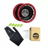 VGEBY Professionelles Yoyo, Reaktionsfähiges Aluminium-Dual-Mode-Yoyo für und Erwachsene mit Hochgeschwindigkeitslager, Perfekt für 8–12 Tricks (Black)