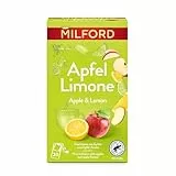 MILFORD Apfel Limone | Früchtetee mit Äpfeln und Apfel-Aroma | 20 Teebeutel