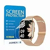 MIHENCE Schutzfolie für P95 2.0 Zoll Smartwatch, TPU HD Displayschutzfolie Kompatibel für ZOSKVEE P95 / Narcid P95 / Popglory P95 2.0'' Smartwatch [ 6 Stück ]