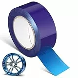 OUNONA Felgenschutzband Blau Pe Schutzfolie Für Reifenmontage Selbstklebend Radnabenschutz Kratzschutz Autozubehör 74.80In X 2.01In X 0.02In Einfache Installation