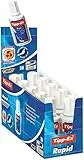 Tipp-Ex 8119143 Rapid Korrekturfluid mit Auftragsschwämmchen, je 25ml, 10er Pack, Ideal für das Büro, das Home Office oder die Schule