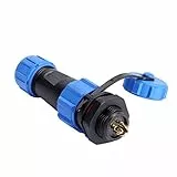 Luftfahrt Stecker SP13 IP67 Elektrisches Zubehör Steckdosen Konverter 2/3/4/5/7/9 Poliges Anschlussstecker Stecker, Wasserdichtes Steckverbindungskabel für Aviation-Stecker(4 Pin)