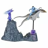 Disney Avatar McFarlane Spielzeug, World of Pandora Neteyam und Ilu Avatar Film Actionfiguren-Set, Disney Toys Sammelfigur - Alter 8+