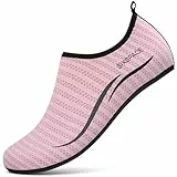 Sixspace Wasserschuhe Damen Badeschuhe Schwimmschuhe Männer Frauen Strandschuhe Barfußschuhe(Pink 38 EU)