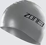 ZONE3 Unisex Sa18scap116/Os Badekappe, Silber, Einheitsgröße EU