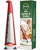 OTOTO Pepito Zester Reibe – Zwerge Käsereibe, Zwerggeschenke, Parmesan-Käsereibe für Küche, Knoblauchreibe, Zitrus-Zitronenschaber, niedliches Küchenzubehör, einzigartige Gadgets, Pilzgeschenke
