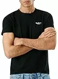 Pepe Jeans Herren Original Basic 3 N T-Shirt, Schwarz (Black), XL