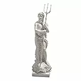 Design Toscano Poseidon Meeresgott - Figur, Maße: 44,5 x 33 x 150 cm