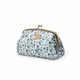 Elodie Details Zip&Go aus Baumwolle mit Breite Öffnung - Große Wickeltasche für Babyutensilien, Stilltäschchen, Kosmetiktasche, Waschtasche, Kulturbeutel, Tragbare Reisetasche - Garden Leo Toile