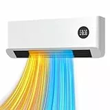 Gardtech Elektroheizkörper für Innenräume | Wandheizlüfter mit Fenster Offen Erkennung | 2000W Heizkörper | Elektroheizung mit Timer | Heizung mit Überhitzungsschutz | Fernbedienung