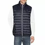 Tommy Hilfiger Herren Lightweight Packable Puffer Vest Daunenweste, Mitternacht/Ausflug, einfarbig (Midnight//Getaway Solids), M