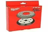 Milwaukee Tools Schleifpad 150 mm, 6 Loch komplett auf Gummi-Protektoren