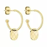Tamaris Damen Ohrring in Gold aus Edelstahl TJ-0056-E-18