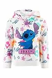 Disney Stitch Mädchen Kapuzenpullover, Design Weiches Textil Sweatshirt, Pullover für Mädchen, Größen 3 bis 8 Jahre (DE/NL/SE/PL, Alter, 6 Jahre, Regular, Mehrfarbig)