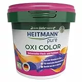 HEITMANN pure Oxi Color | Kraftvoll gegen Flecken und Fett | Maximaler Waschkraft-Boost | 500 g