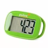 Pulox PS-100 Schrittzähler mit 3D-Sensor ohne App, präzise, Grün
