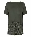 Hunkemöller Jersey-Pyjamaset - HKM Green - M