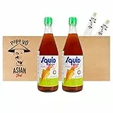 2er Pack (2x725ml) Squid Fish Sauce Glasflasche (Papa Vo®)