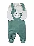 Sterntaler Unisex Baby Strampler-set Nicki Ben Strampelhose, Dunkelgrün (275), 56