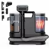 Lubluelu Nasssauger Polsterreiniger Gerät 18 kPa, 1400 W, Teppichreiniger Waschsauger mit 10 Sek. Schnellheizung auf 35–60 °C und Selbstreinigung, tragbarer Teppichreiniger für Teppiche, Auto & Sofas
