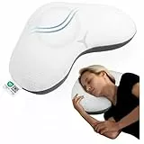 Third of Life Seitenschläfer Kissen mit Intense-Technologie - von Schlafexperten entwickelt, Ergonomisches Memory Foam Kopfkissen für ruhigen Schlaf, HWS Nackenstützkissen für Allergiker geeignet
