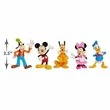 Just Play Disney Junior Mickey Mouse-Sammelfiguren-Set, 5er-Pack, 7,6 cm große Sammelfiguren, Kinderspielzeug ab 3 Jahren