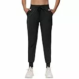 CAMPSNAIL Jogginghose Damen Sporthose Lang Freizeithose Weich Bequeme Trainingshose mit Elastischen Bund Sweatpants Leggings für Yoga Fitness (Schwarz XXL)