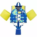 Gogokids Kinder Schwimmweste Schwimmärmel, Kleinkind Jacken-Stil Schwimm-Auftrieb Schwimmhilfe mit Verstellbaren Gurten Kinder Schwimmweste für Jung und Mädchen (2-3 Jahre / 15-19 KG)