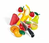 Hape Obst-Set - Holz Lebensmittel Spielzeug für Kinder, realistisches Küchenspielzeug für Rollenspiel und Lernspiel, Spielküche Zubehör, nachhaltiges Holzspielzeug, für Kinder ab 3 Jahre