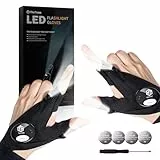 ThxToms Geschenke für Männer,LED Handschuhe mit Licht,Geschenke für Männer Weihnachten,Geschenk für Angler,Geburtstagsgeschenk für männer, Angelzubehör Gadgets