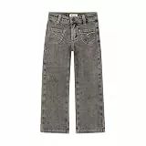 Steiff Jeanshose EU Größe 128 Sesame, Jeans Hose, Kinderhose für jeden Anlass, lockere Bequeme Passform, waschmaschinenfest