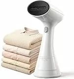 OLAYMEY steamer Dampfglätter 1000W, Steamer für Kleidung, 220ml Wassertank, Tragbarer Dampfbügeleisen, Handheld Dampfbürste, Leicht Dampfbügler für Zuhause, Büro, Reisen, Weiß