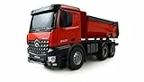 Amewi Mercedes-Benz 22407 Arocs Elektro RC Modell-LKW RTR Inkl. Akku und Ladegeraet, Rot