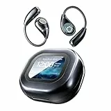 KI Echtzeit Übersetzung Kopfhörer, AI Bluetooth Sprachübersetzer mit LCD Touch Farbbildschirm, 3 in 1 Drahtlose Ohrhörer Rauschunterdrückung, Übersetzer 144 Sprachen für Weltweite Reisen Geschäft