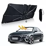 ZATOOTO Sonnenschutz Auto Frontscheibe, Upgrade Windschutzscheibe Sonnenschutz Sonnenschirm, Auto Sonnenschutz Frontscheibe Innen, UV-Schutz, Faltbare, 140×74cm