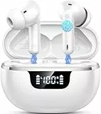 Cuffie Bluetooth, Auricolari Bluetooth 5.4 Wireless, 45 Ore Stereo HiFi Immersivo, Cuffiette In Ear con 4 ENC Cancellazione Rumore Mic, IP7 Impermeabili Touch Control Cuffie Senza Fili , LED Display