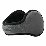 Dwenarry Winter Ohrenwärmer Herren Ohrenschützer Damen Klassische Fleece Verstellbar Ohrwärmer Grau Wärme Earmuffs 1 Stücke