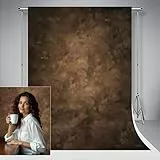 Kate 1.5 * 2.2m Mikrofaser Brauner Hintergrund Retro Hintergrund Abstrakt Fotozelle für Neugeborene Professionelle Studio Portrait Fotografie