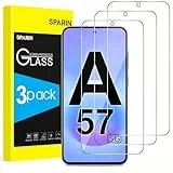 SPARIN 3 Stück für Samsung Galaxy A57 5G Panzer Schutz Glas, HD-Klar, Kratzfest Schutzfolie, 6,6 Zoll, 9H Härte Ultrabeständig
