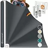 KESSER® Balkonfächer klappbar mit Wandhalterung | 140x140cm | Sichtschutz Balkon Windschutz | Balkonsichtschutz | Seitenmarkise | witterungsbeständig | inkl. Montagematerial & Schutzcover | Anthrazit