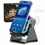 BIIB Geschenke für Männer, Induktions Bluetooth Lautsprecher mit Telefonständer, Männergeschenke für Papa Geschenke Gadgets für Ihn, Geburtstagsgeschenk für Männer