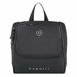 bugatti Universum Kulturbeutel S zum Aufhängen, Kulturtasche für Damen & Herren in schwarz