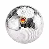 ETEC Professional Spiegelkugel 30cm - Disco Kugel Party Licht DJ Equipment für Lichteffekte und Partybeleuchtung