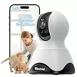 VIM TAG 2,5K Überwachungskamera,Haustierkamera mit app,WLAN Kamera Indoor,360°Auto Tracking&Aufnahme,KI-Bewegungserkennung,Kamera Überwachung Innen,2-Wege-Audio,Nachtsicht,Cloud/SD Card(512G),Alexa