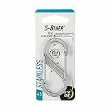 Nite Ize Karabiner S-Biner Stahl GR 2, silber, NI-SB2-03-11